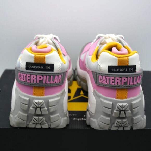 Caterpillar Women's 9 Invader CT Work Shoes Sneakers Rose Bloom Composite Toe - Picture 3 of 10